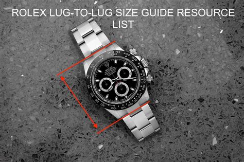 rolex 15200 lug to lug|Rolex wrist size chart.